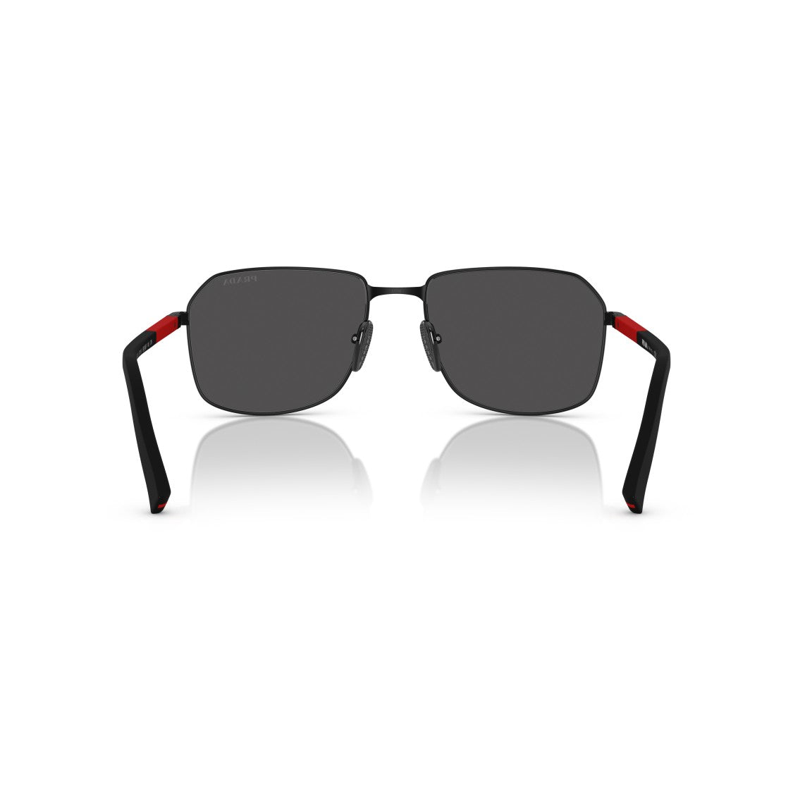 Prada Linea Rossa 0Ps A51s Rectangular Lens Black Metal Sunglasses