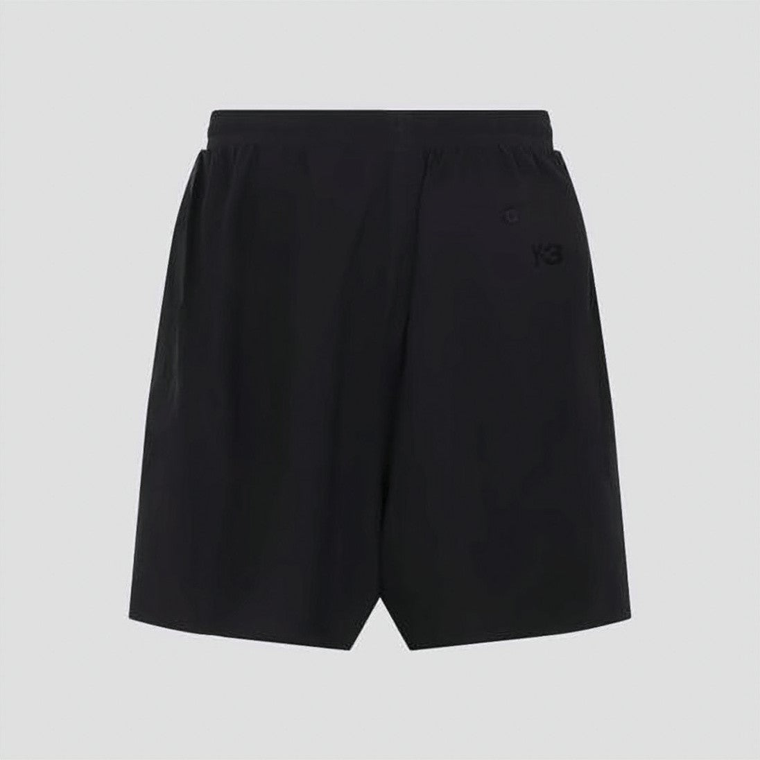 Y-3 Relaxed-Fit Black Shorts With Elastic Waistband