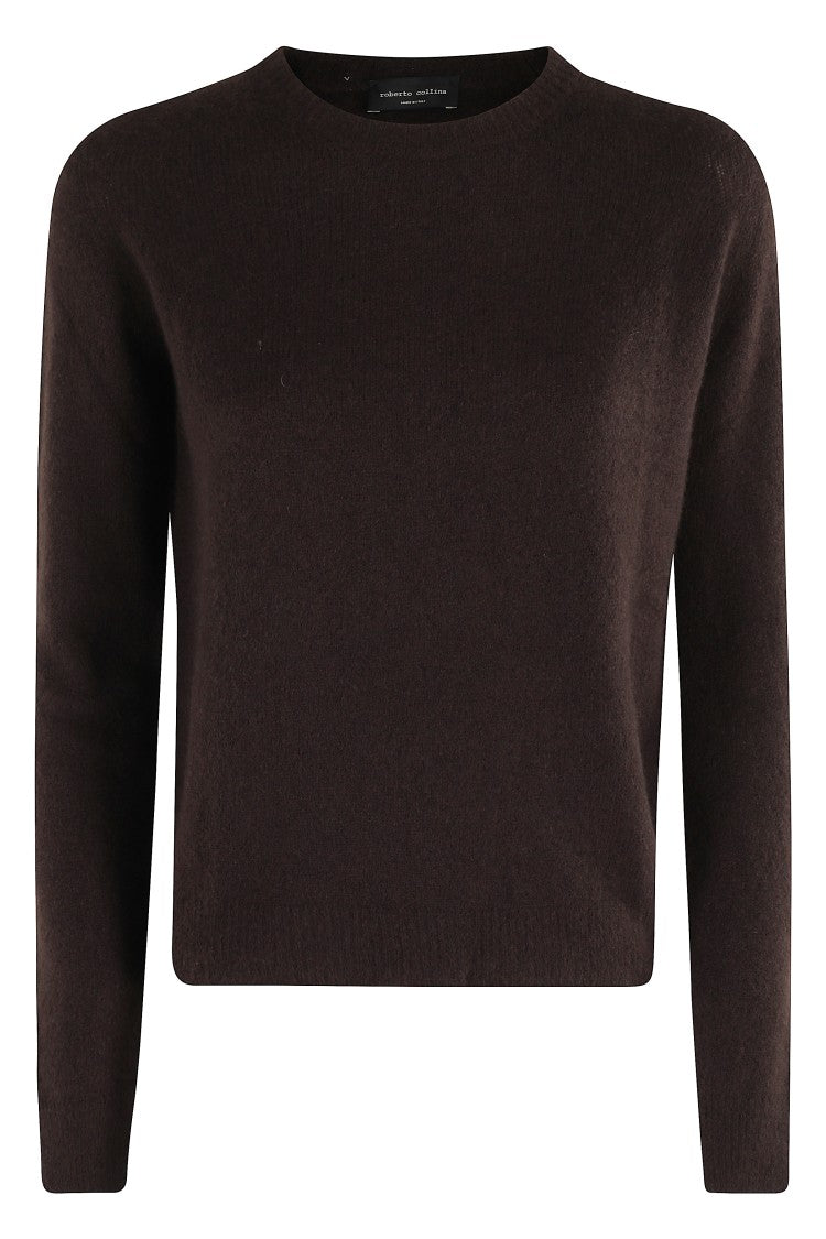 Roberto Collina Circle Neck Cashmere Blend Sweater
