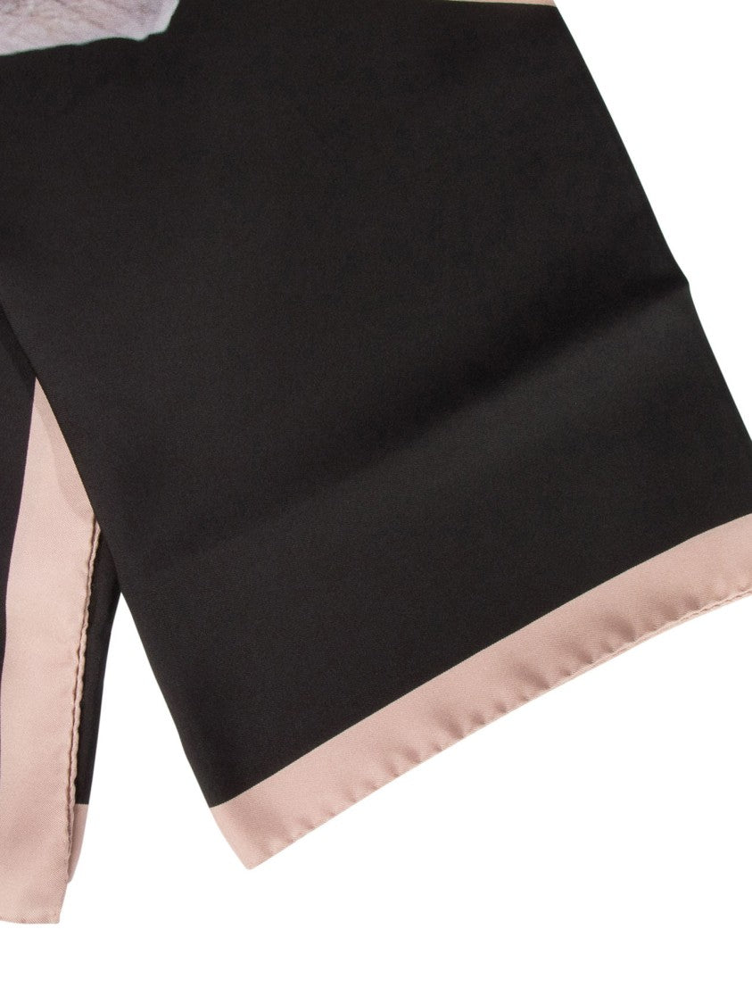 Max Mara Artistic Printed Silk Scarf