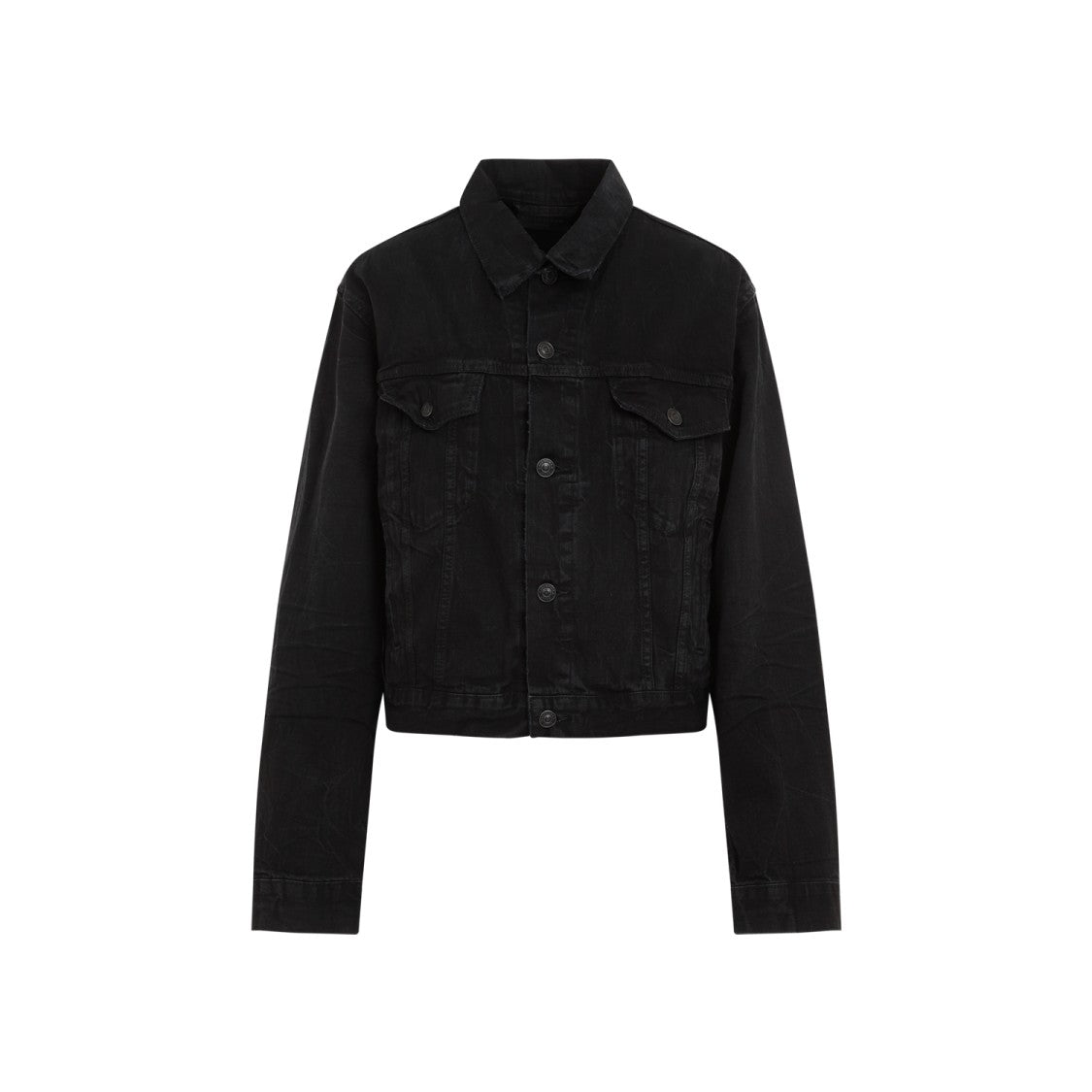 Balenciaga Lightweight Black Cotton Small Fit Jacket