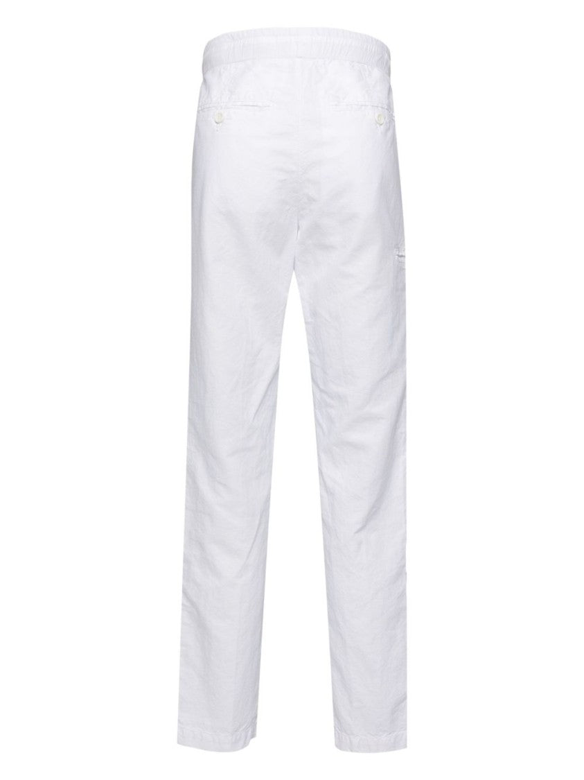James Perse Relaxed Fit Textured Trousers With Elasticated Waist