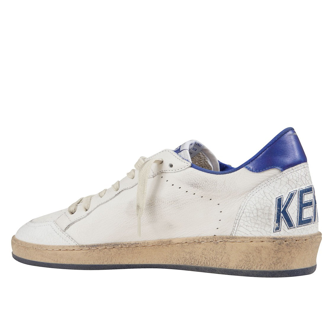 Golden Goose Vintage Low-Top Sneakers With Laminated Leather Details