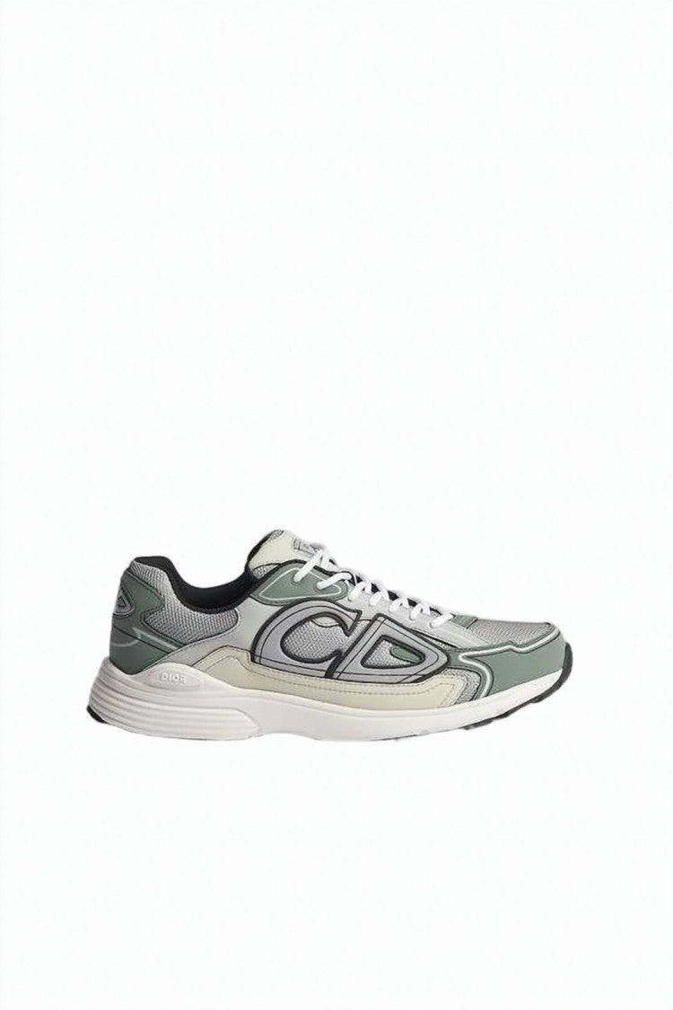 Dior Low-Profile Sneakers With Textured Upper And Contrasting Sole