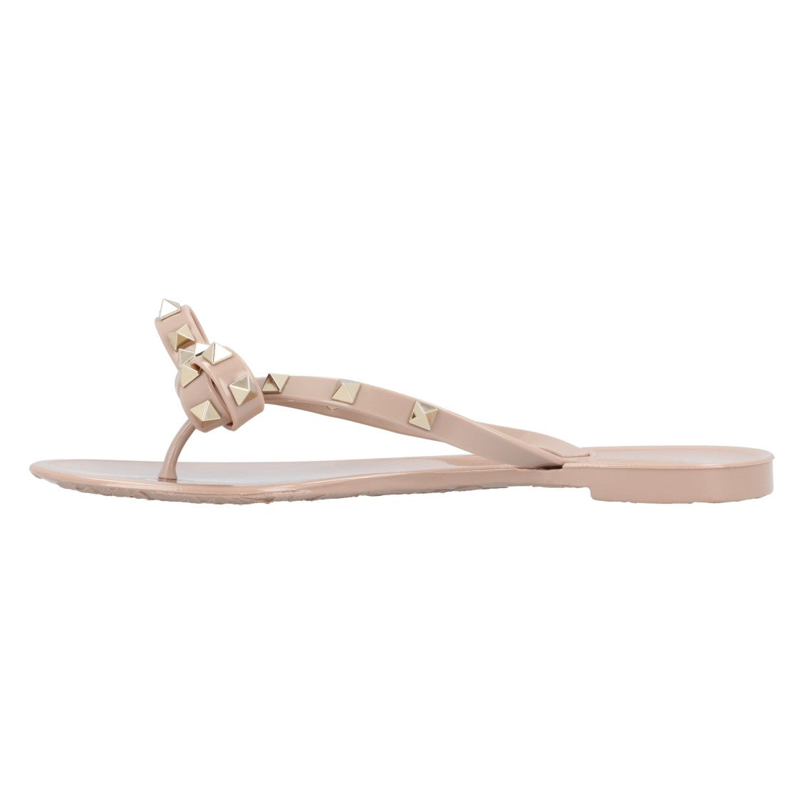 Valentino Rockstud Bow Flip Flops