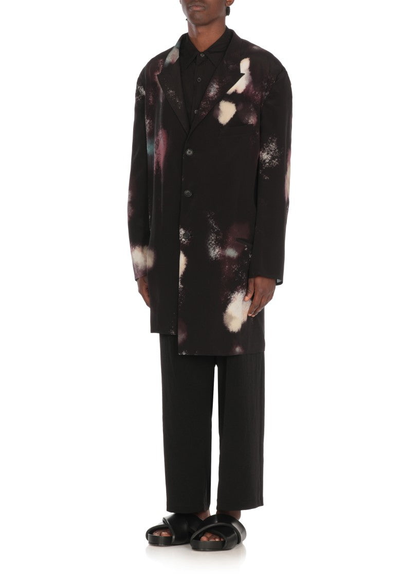 Yohji Yamamoto Black Silk Jacket