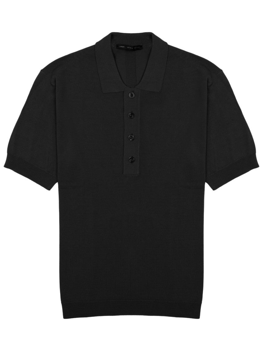 Low Brand Techno Viscose Knit Polo Shirt
