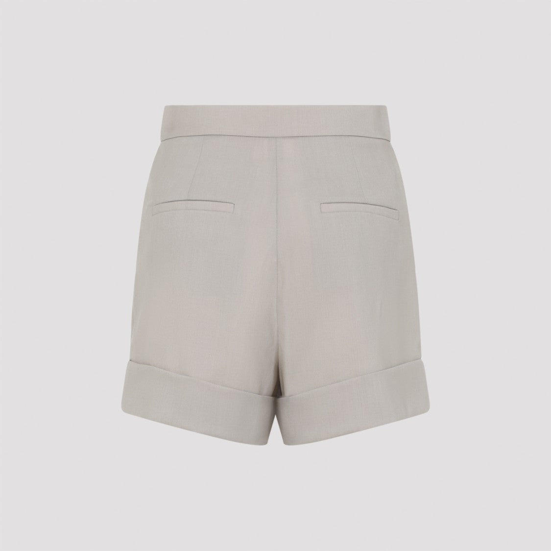 Max Mara Nude & Neutrals Wool Blend Shorts