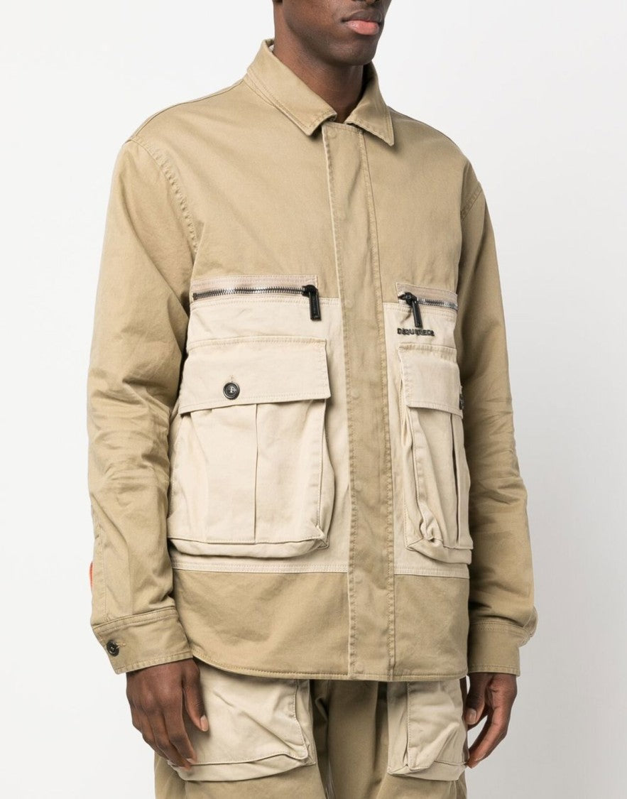 Dsquared2 Flap Pocket Padded Coach Jacket