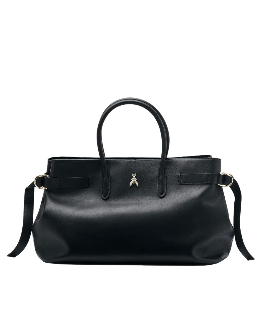 Patrizia Pepe New Business Black Large Handbag