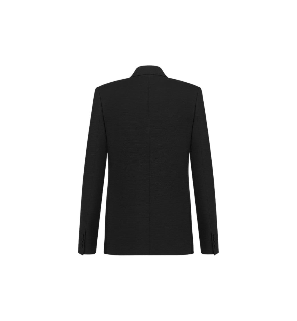 Christian Dior Tailored Black Notch Lapel Blazer