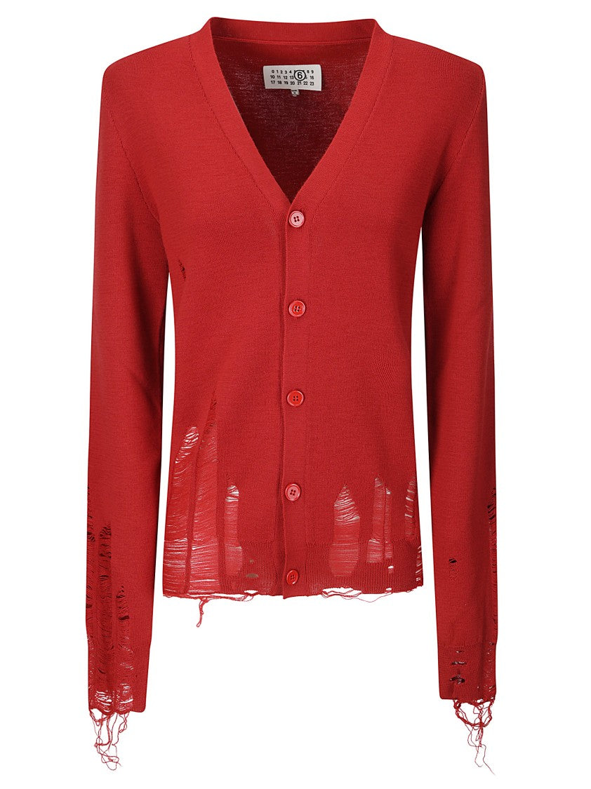 Mm6 By Maison Margiela Button Fastening Cardigan