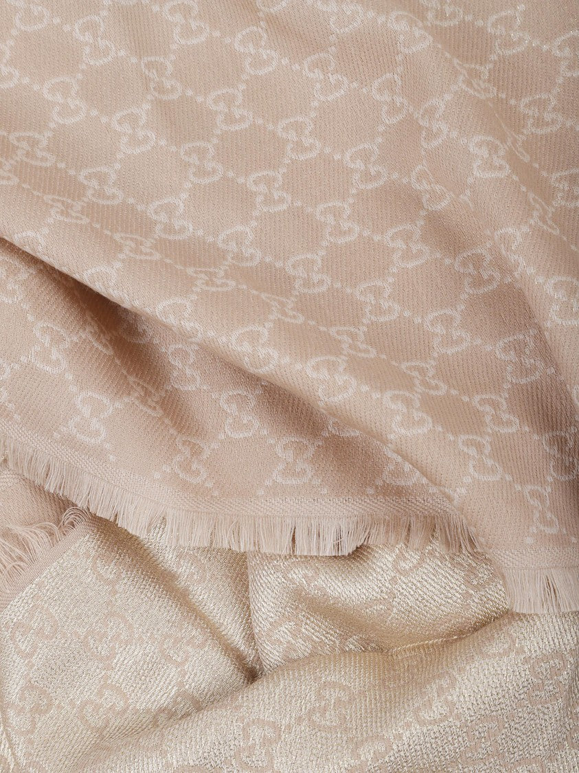 Gucci Square Shawl With Subtle Shiny Finish