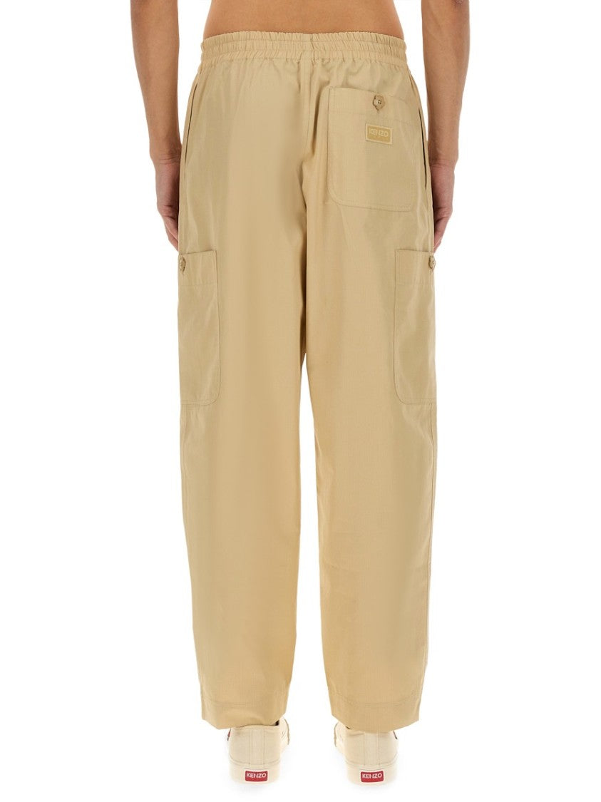 Kenzo Relaxed Fit Cargo Jogging Pants