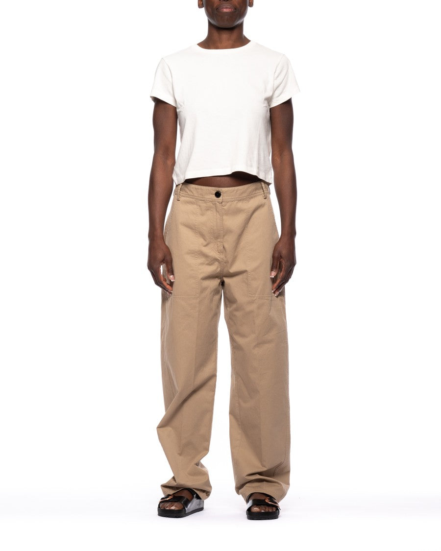 Pomandère Chino Pants With Refined Pocket Stitching