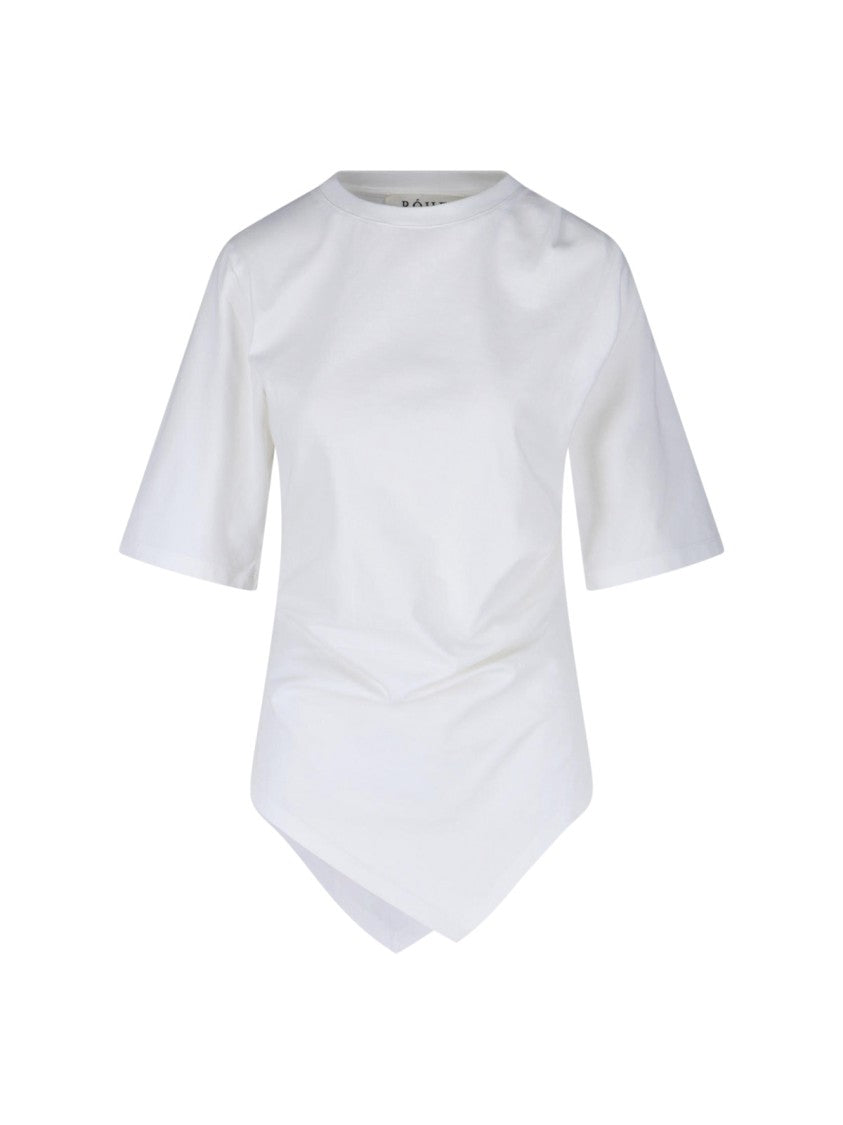 Róhe Asymmetrical Hem Organic Cotton Róhe Top