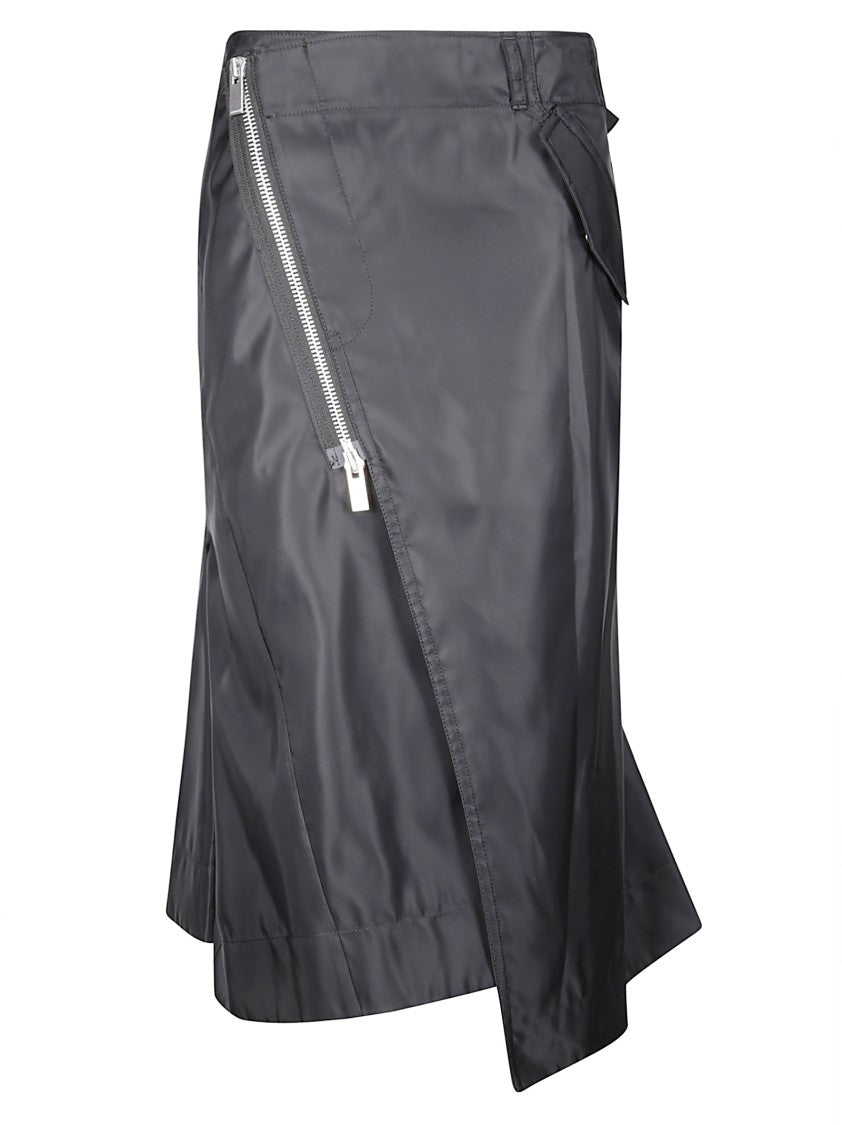 Sacai Nylon Twill Skirt