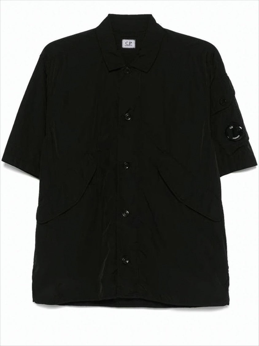 C.P. Company Boxy Short-Sleeve Jacket With Button-Up Front