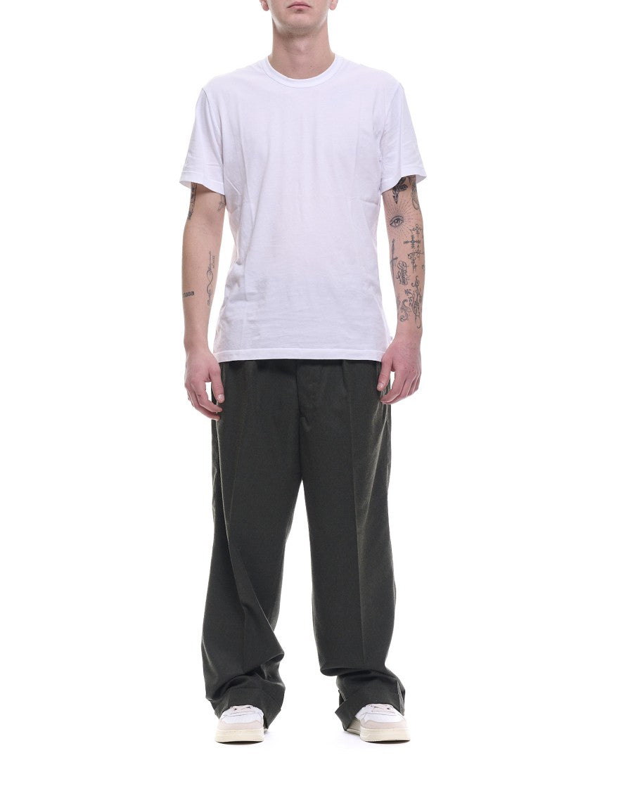 Cellar Door Rowan Green Viscose Blend Trousers