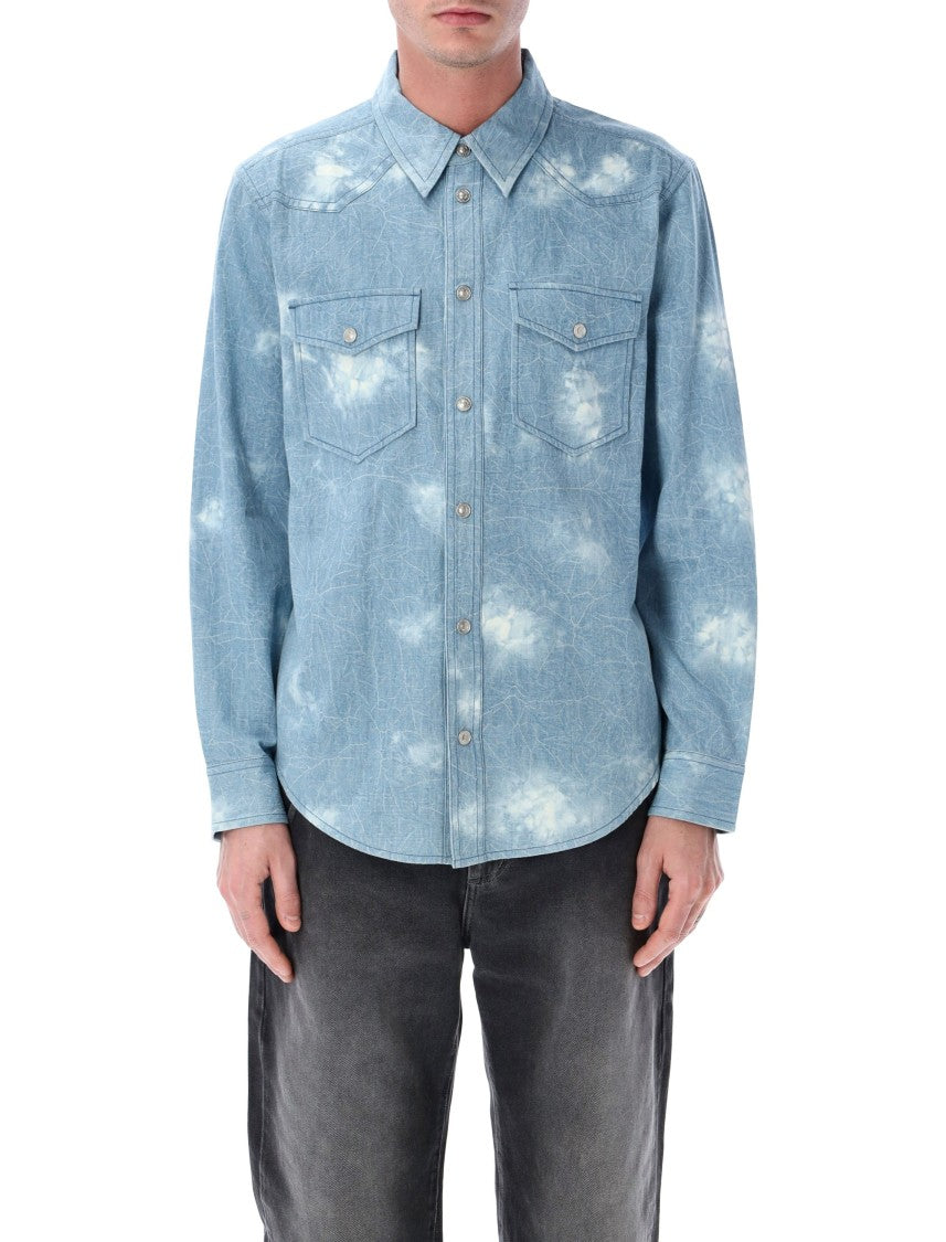 Isabel Marant Marant Tasco Washed Denim Shirt