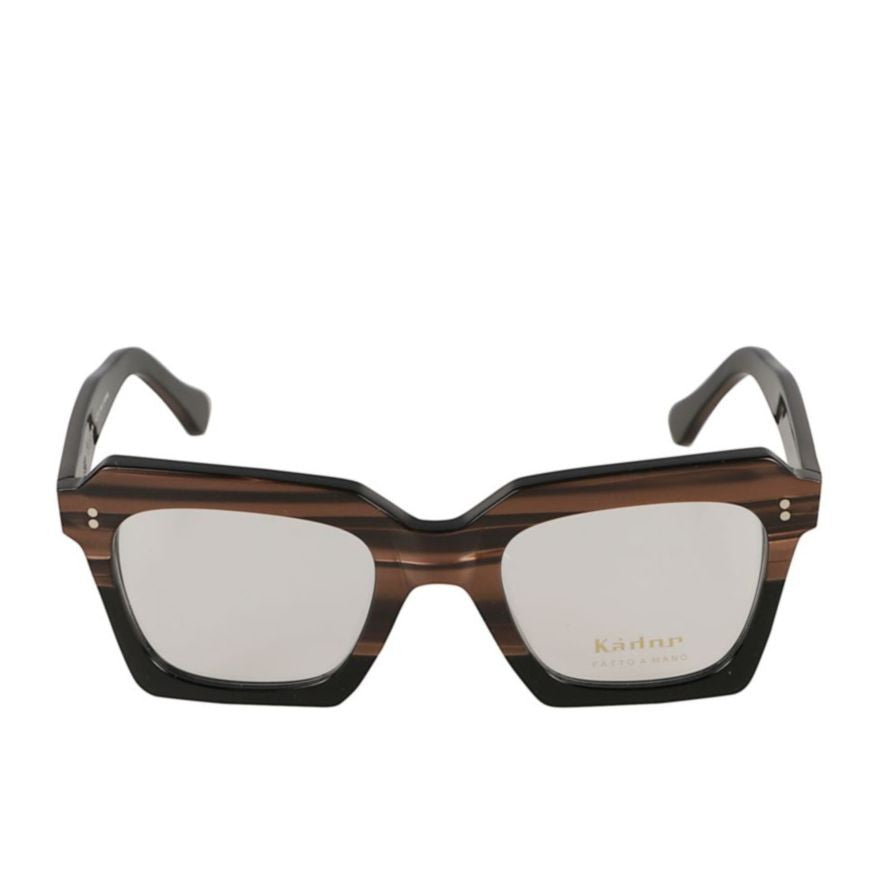 Kador Kallima Geometric Square Frame Sunglasses With Layered Design