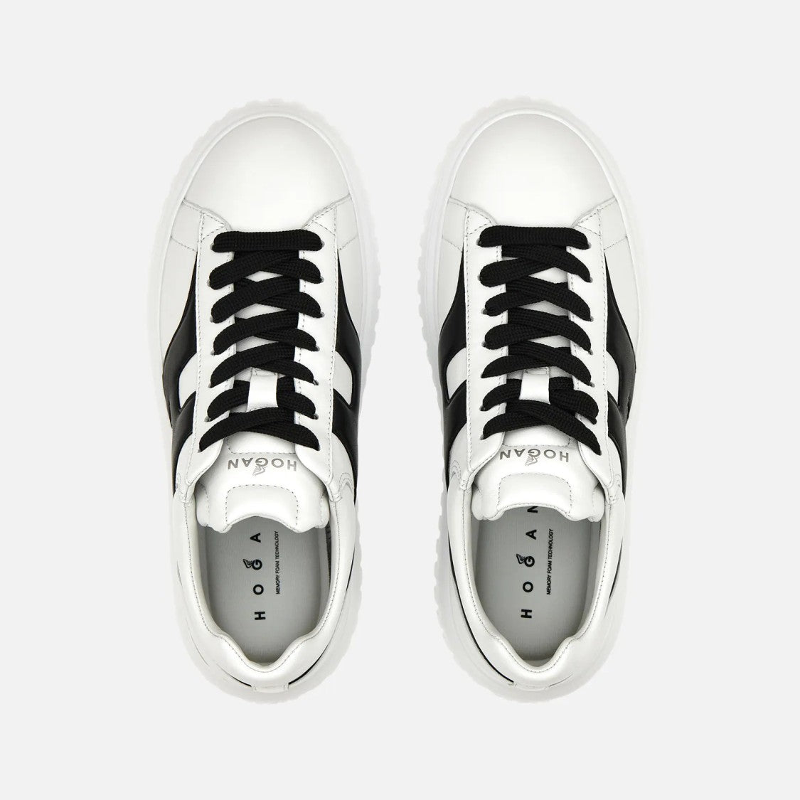 Hogan Chunky Platform Bold Accent Sneakers