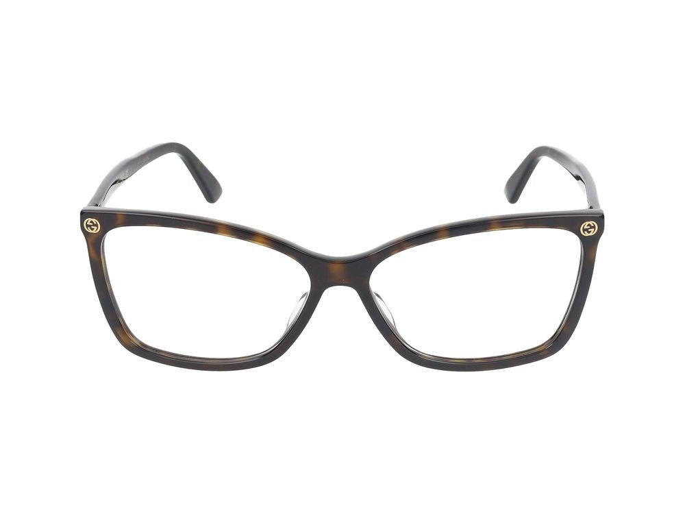 Gucci Havana Tortoiseshell Cat-Eye Eyeglasses