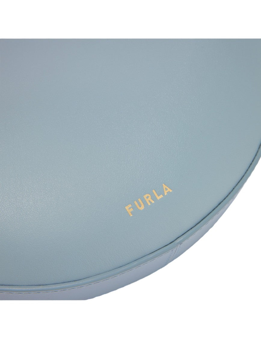 Furla Delizia Mini Leather Hobo Bag, Cirro Color