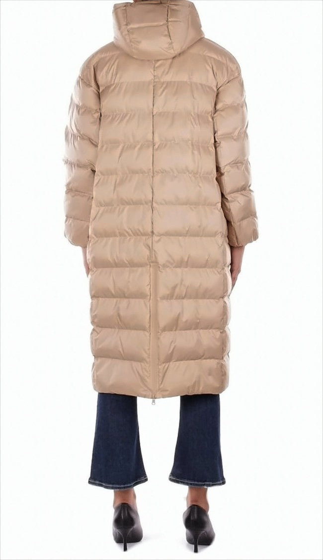 Max Mara Quilted Below-The-Knee Jacket With Hood