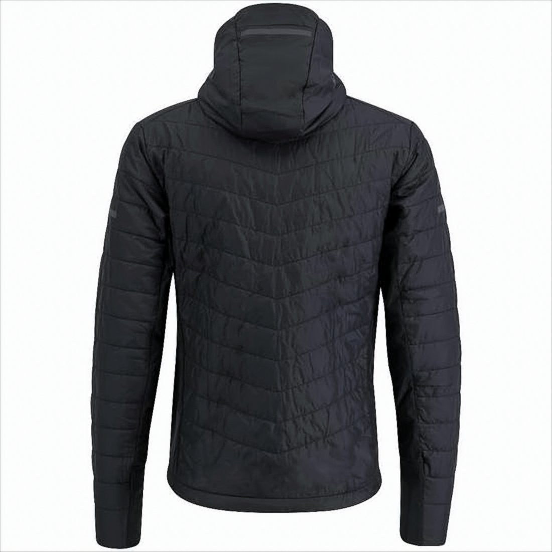 Swix Quilted Black Jacket With Chevron Stitching
