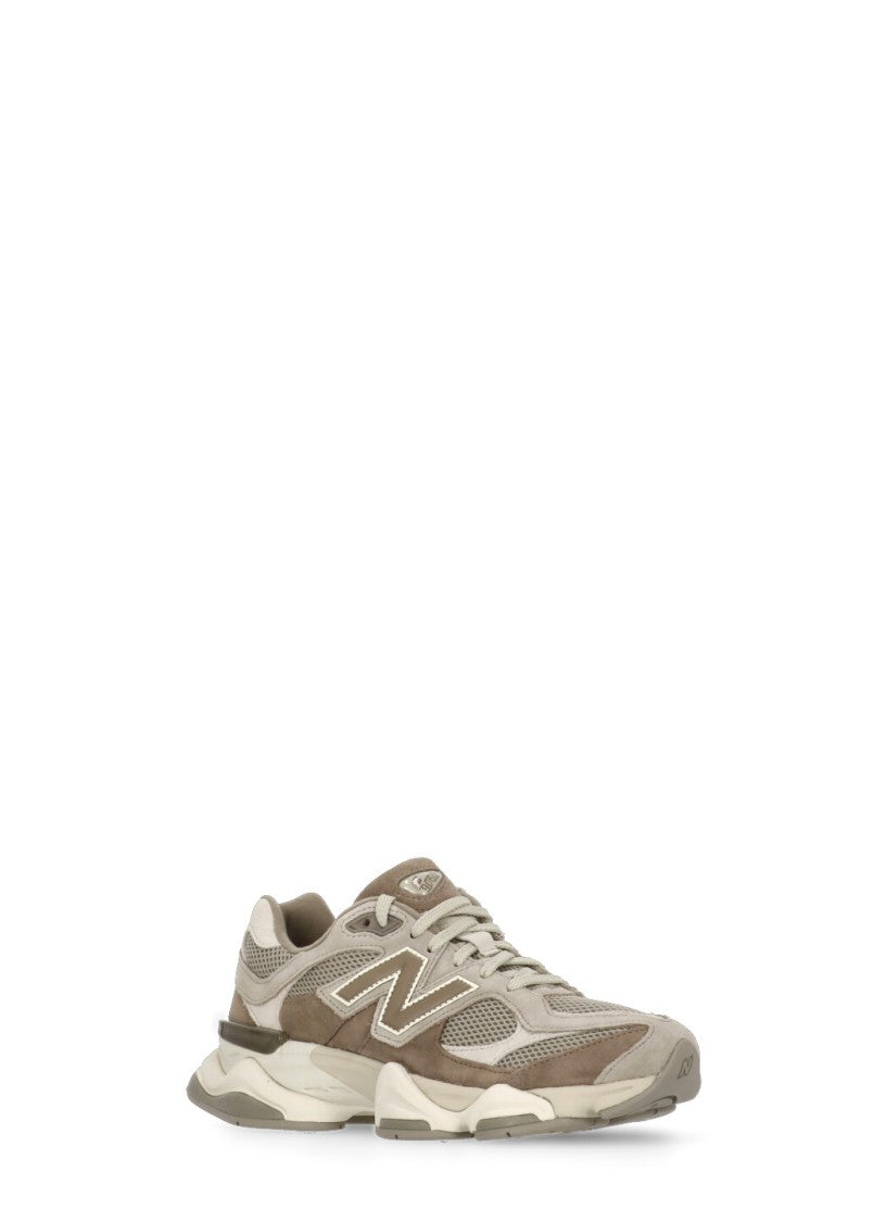 New Balance Brown 9060 Leather Sneakers