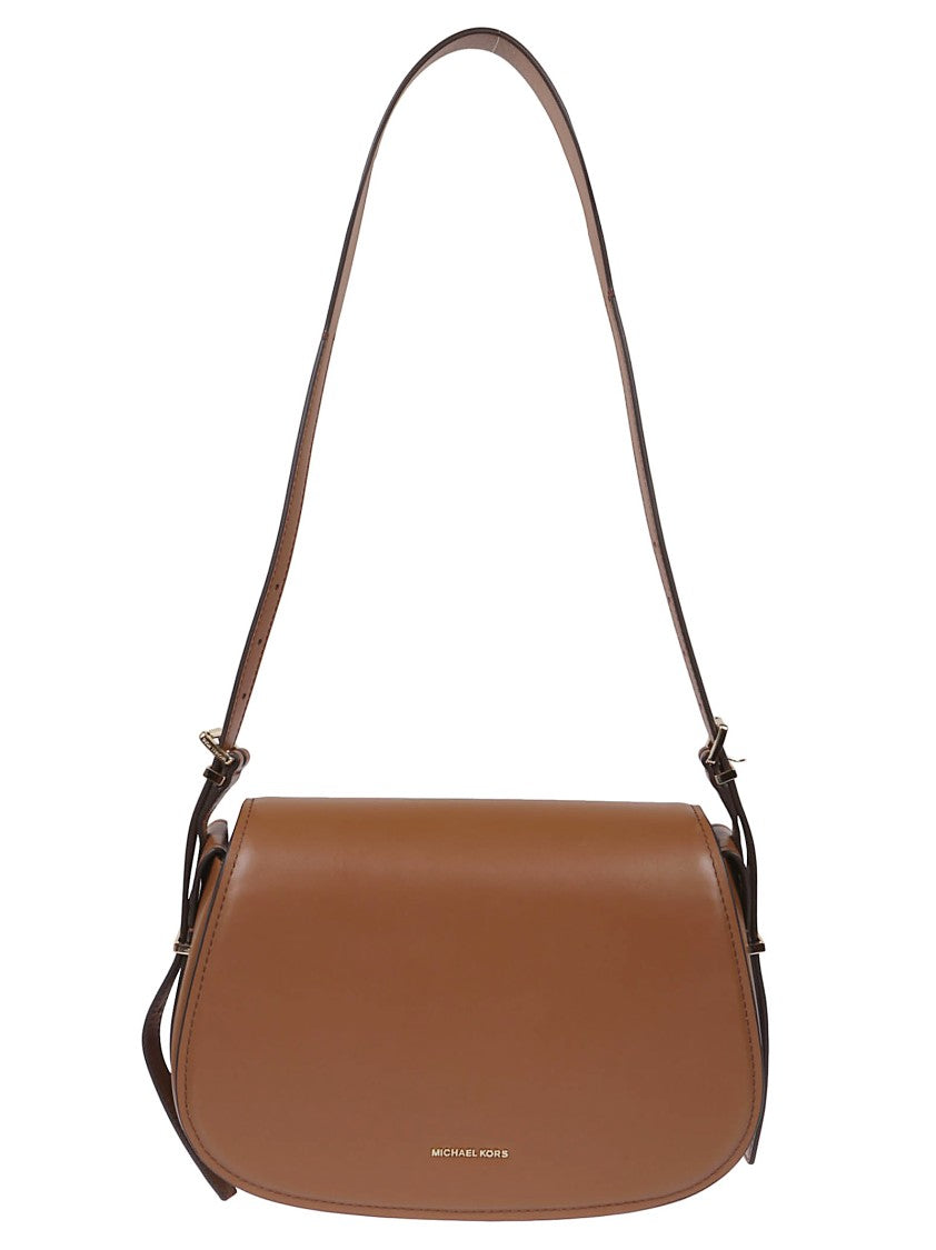 Michael Kors Structured Leather Md Messenger Bag