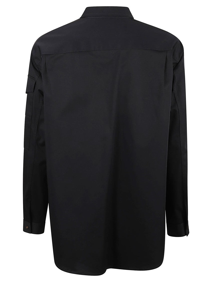 Alexander Mcqueen Structured Button-Up Shirt With Chest Pockets