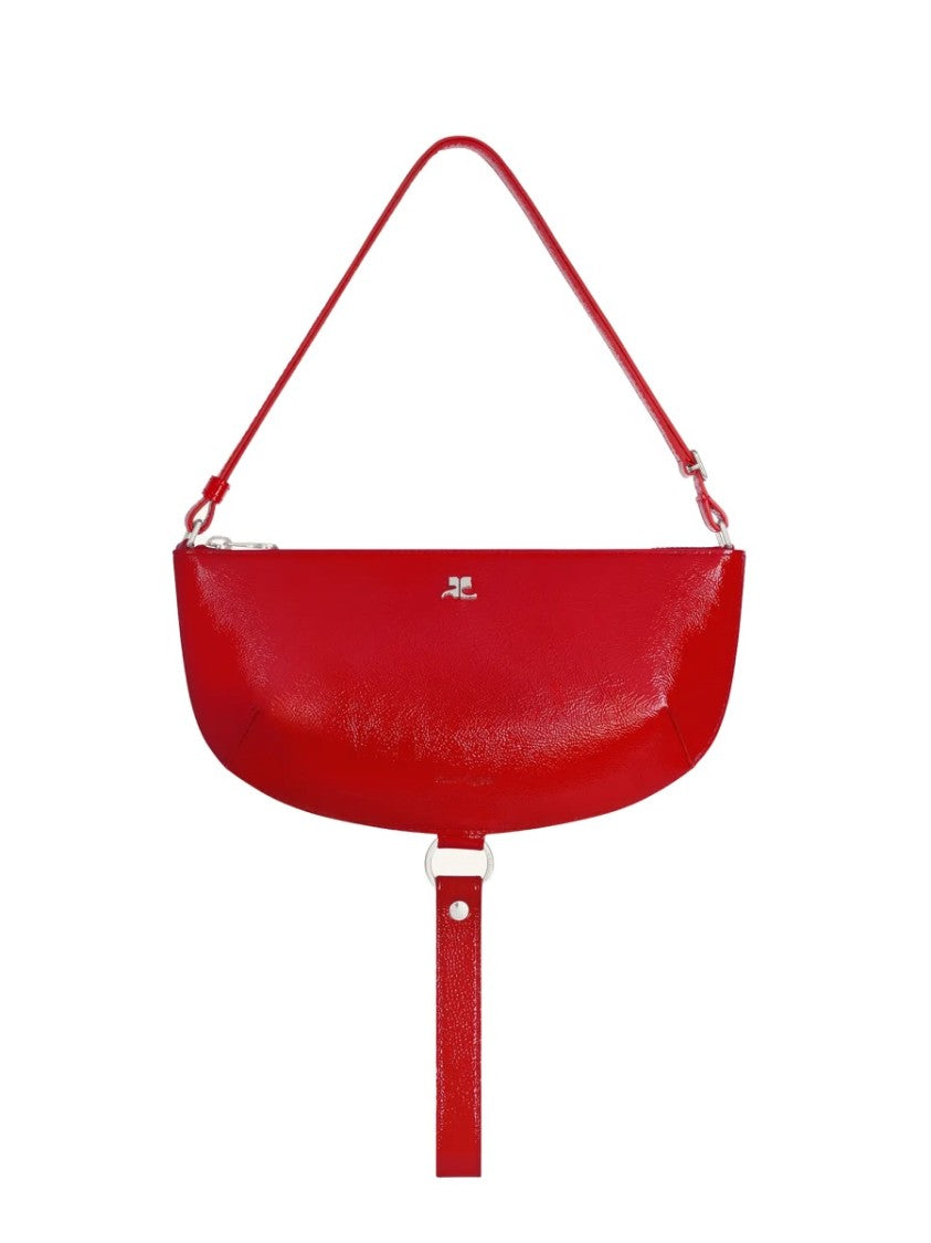 Courrèges Neutrals Holy Eclipse Crescent Bag