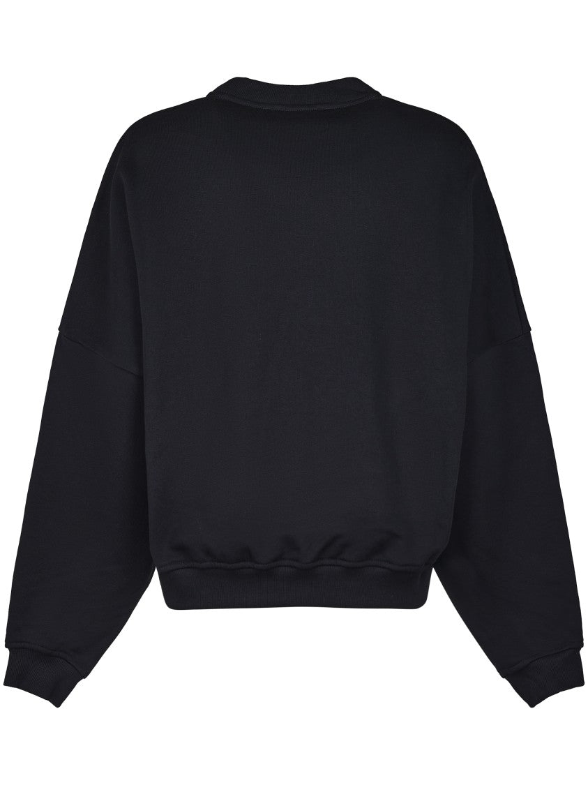 Marni Relaxed Fit Black Knit Sweater