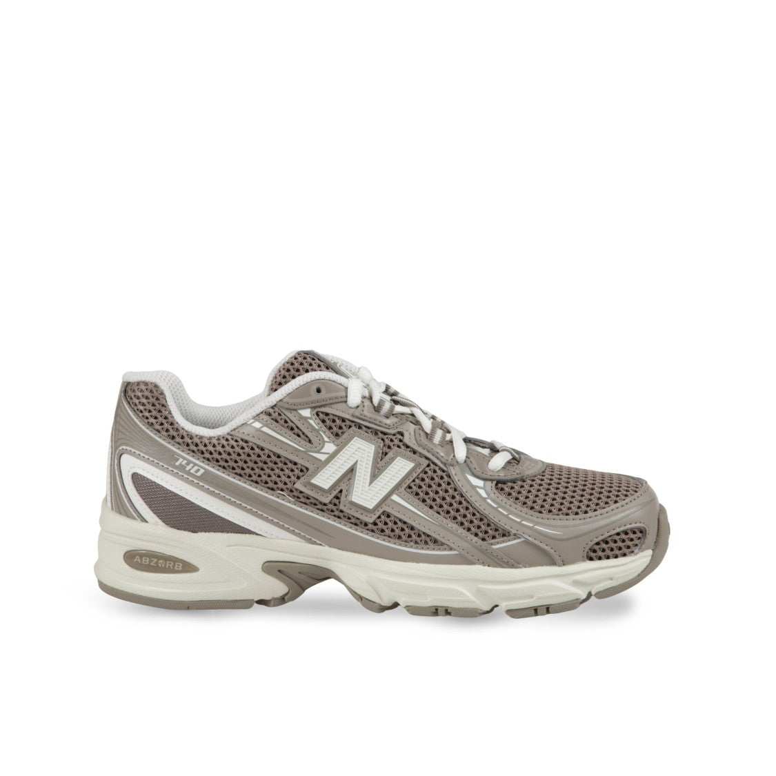 New Balance Classic White Lifestyle Sneakers With Lace-Up Design