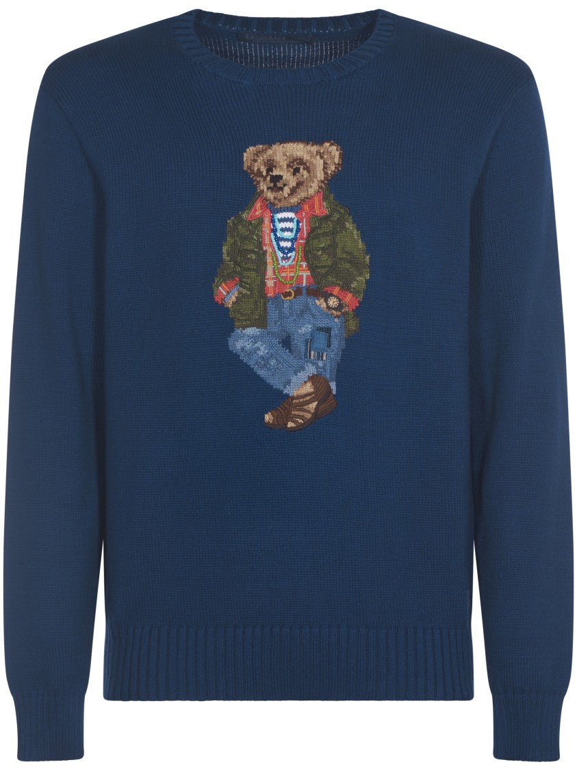 Polo Ralph Lauren Crew Neck Blue Sweater