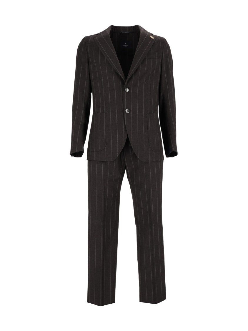Tombolini Black Dream Pinstripe Two-Piece Suit