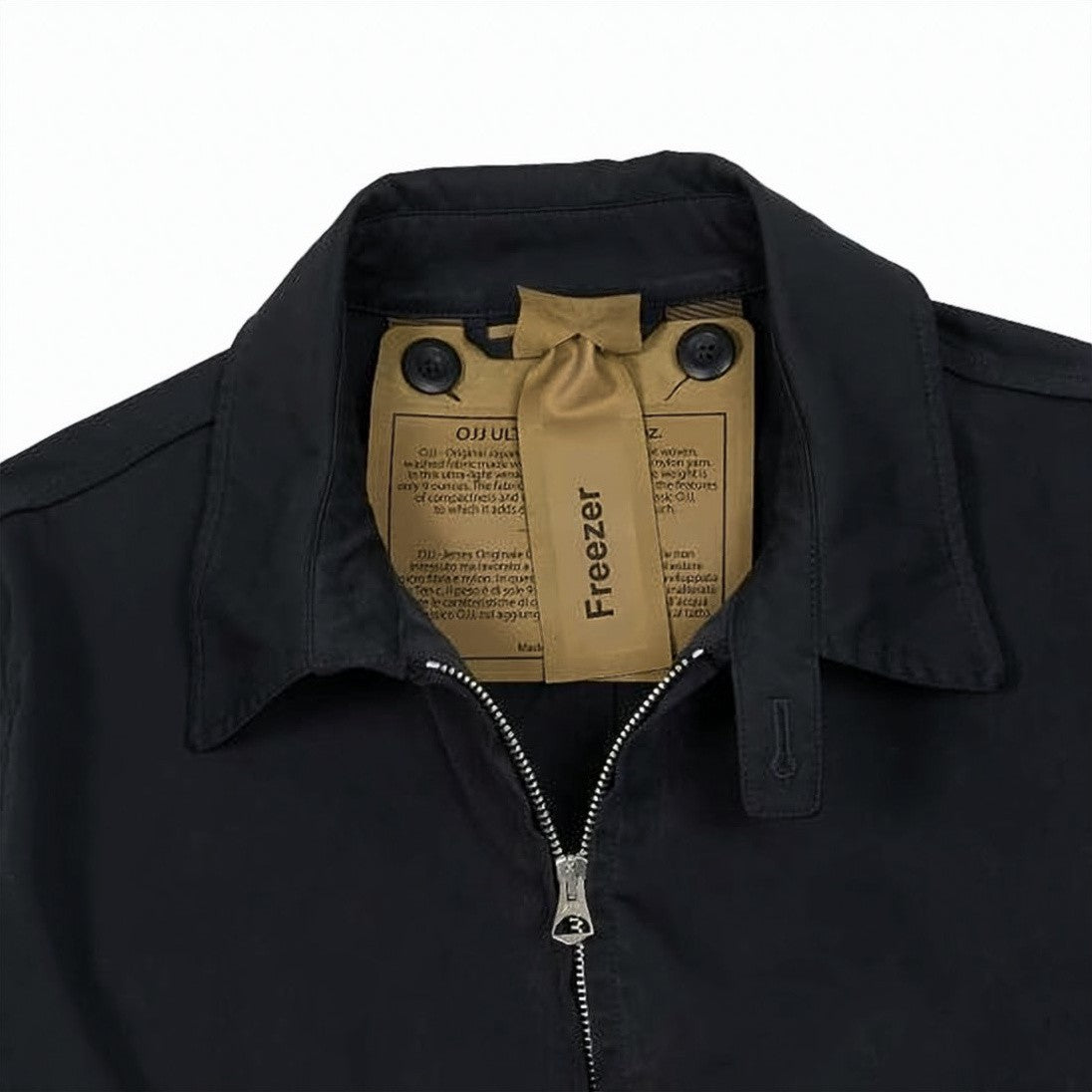 Ten C Structured Minimalist Jacket With Classic Collar And Button Details