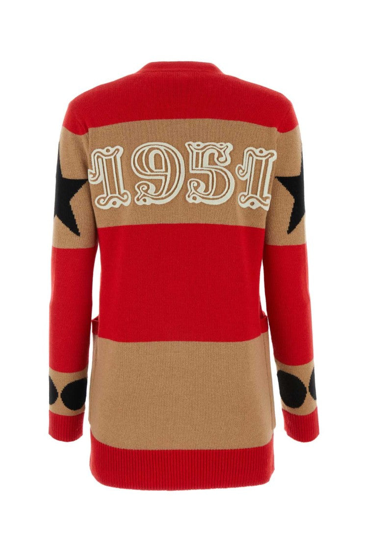 Max Mara Embroidered Wool Blend Valido Cardigan