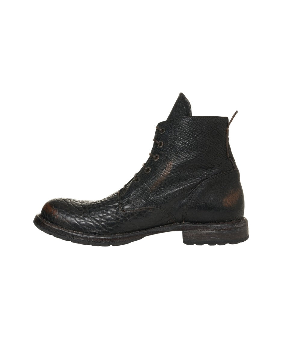 Moma Hammered Leather Boots
