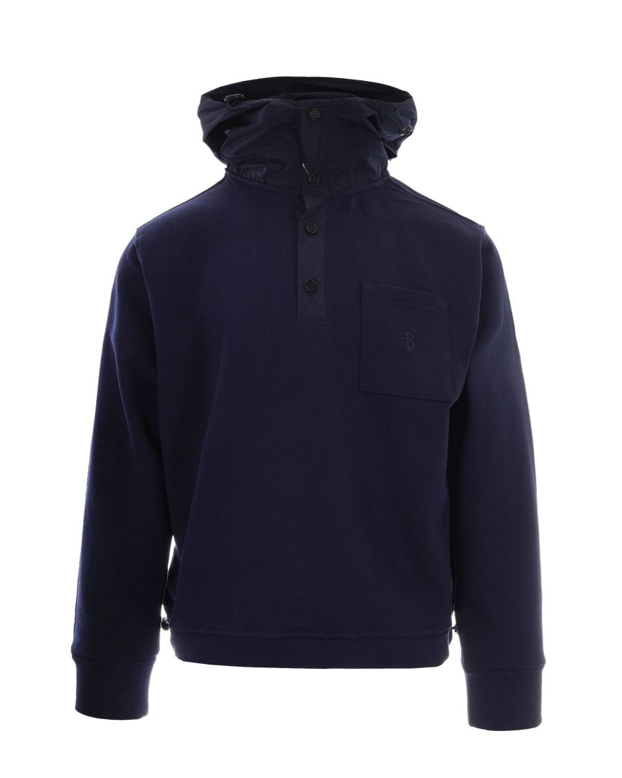 Ballantyne Technical Fabric Hoodie With Adjustable Features And Embroidered Detail