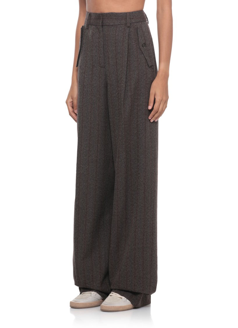 Golden Goose Wide-Leg Wool Pants