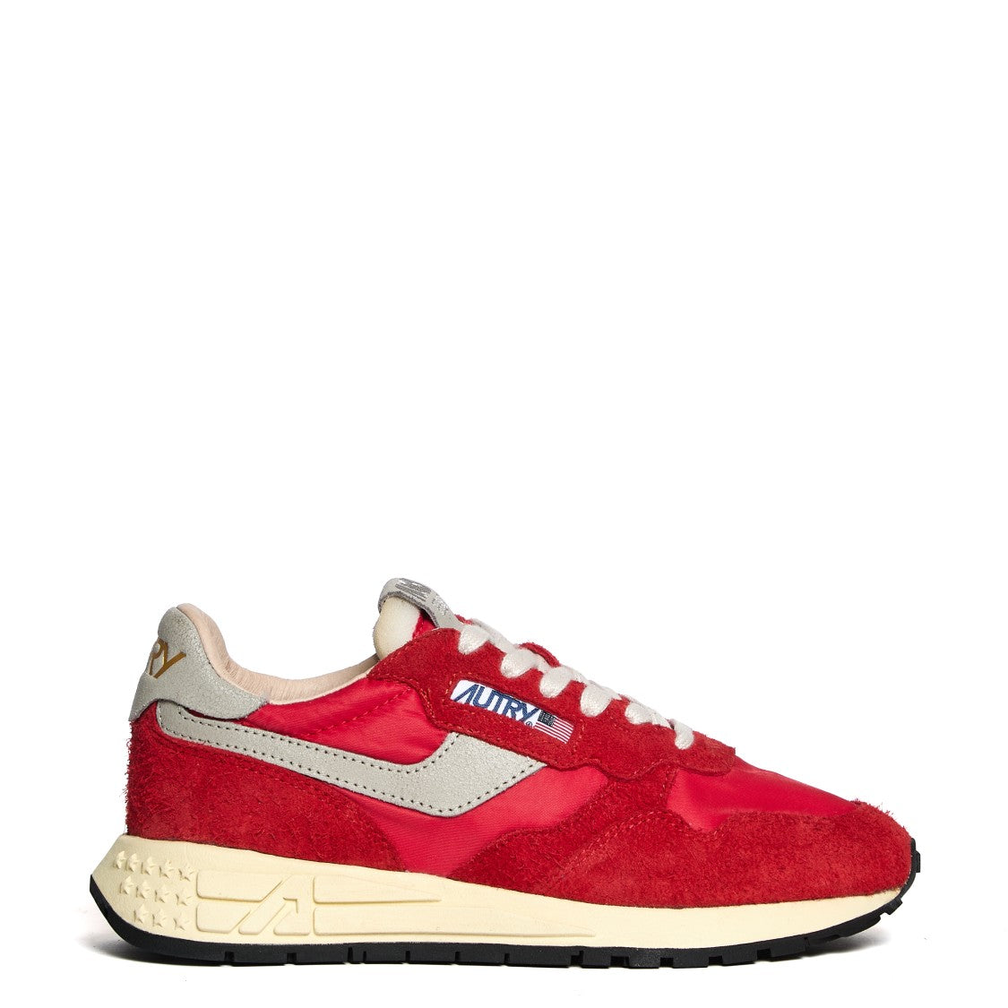 Autry Reelwind Low Sneakers With Red Base