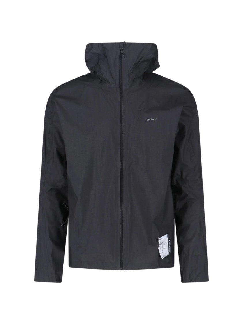 Satisfy Black Pertex Functional Hooded Zip Jacket