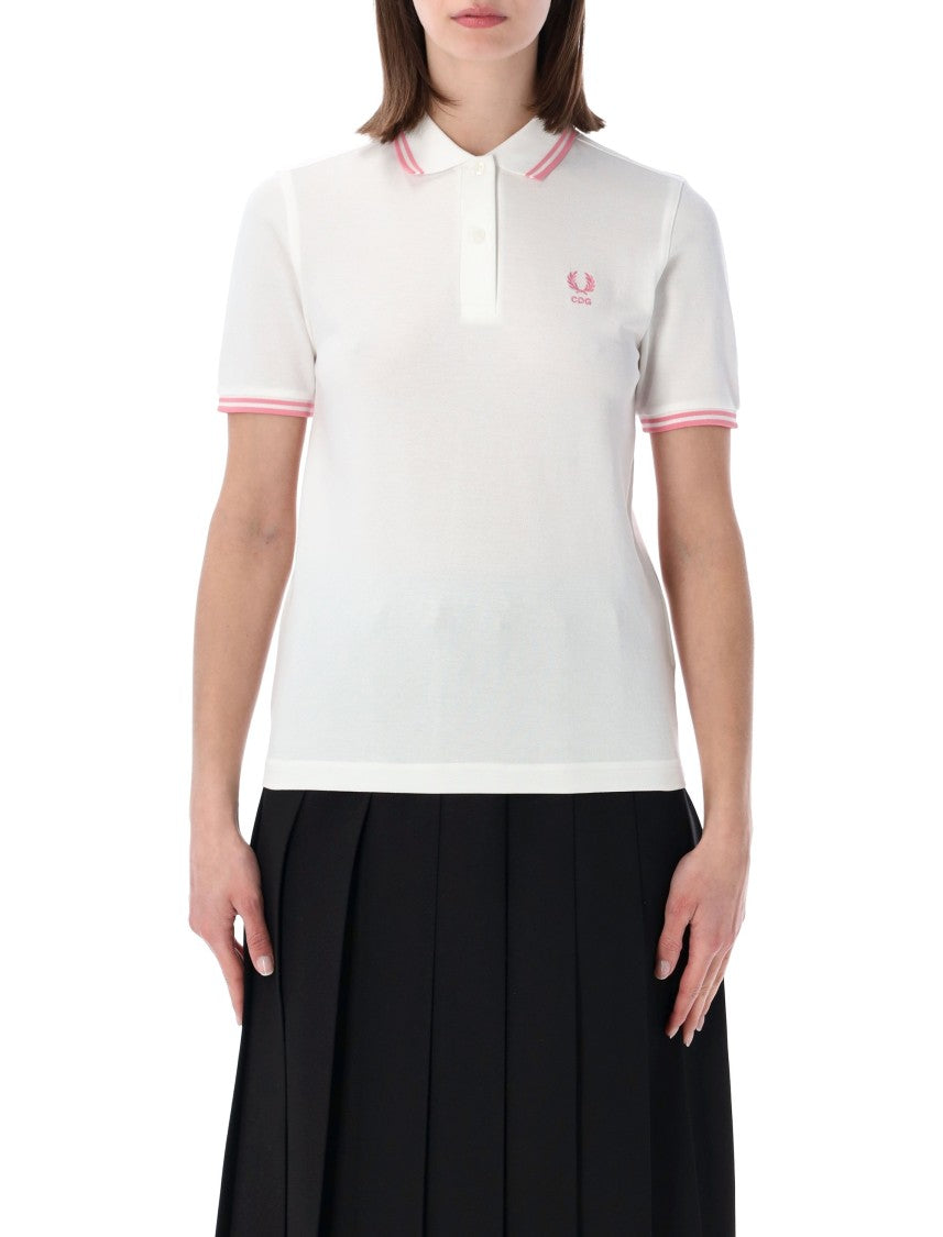 Comme Des Garçons Fred Perry Pique Contrasting Trim Polo