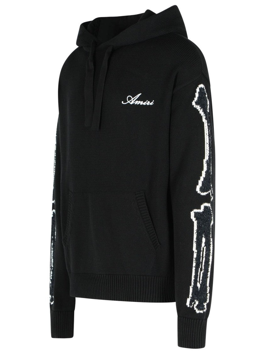 Amiri Bones' Black Cotton Sweater