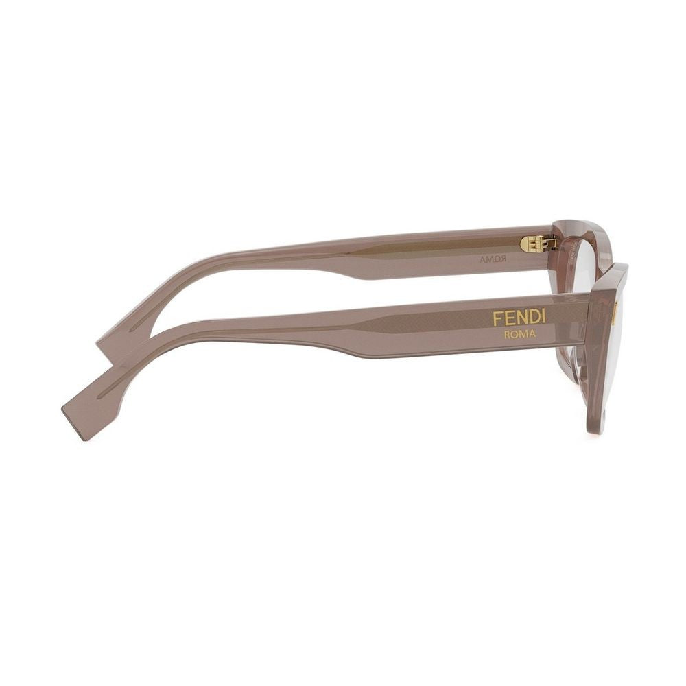 Fendi Rome Oversized Translucent Acetate Cat-Eye Optical Frame