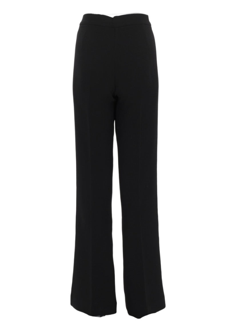 P.A.R.O.S.H. Tailored Black Pants With Flared Leg