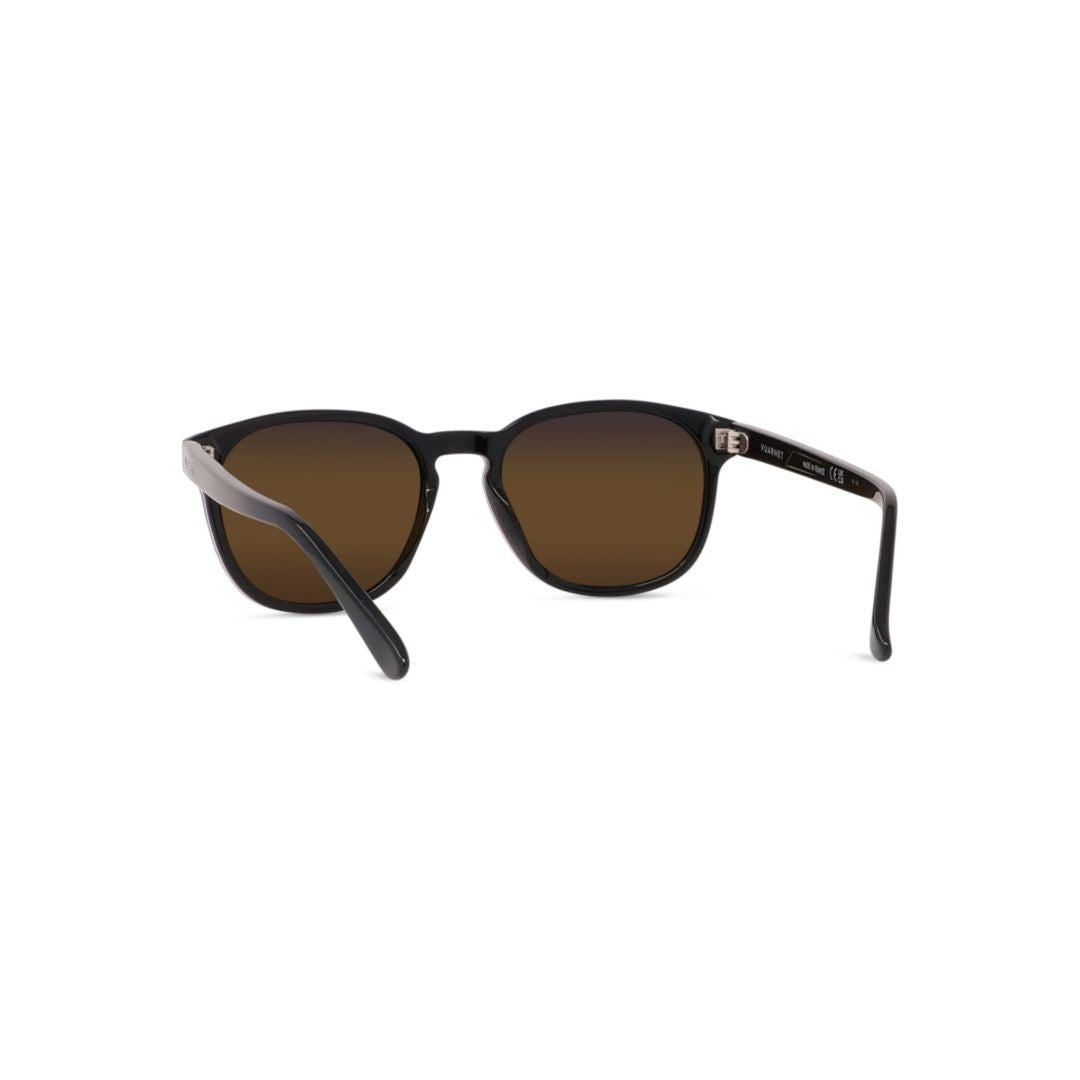 Vuarnet Vu40011i Rounded Frame Acetate Sunglasses With Brown-Tinted Lenses